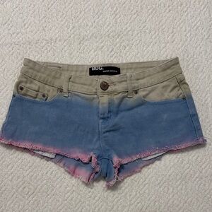 BDG Women's Super Shortie Jean Shorts Ombré Sz 27